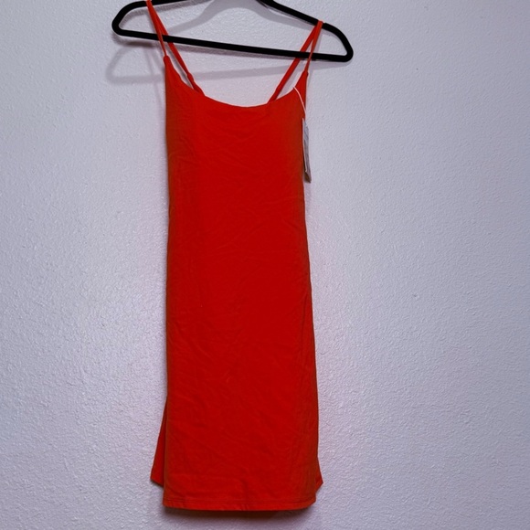 Halara Everyday 2-in-1 Workout Dress Cloudful Dress Red Orange Size Large NWT - Picture 4 of 9